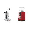 La Pavoni Stradivari Lusso + Eureka Mignon Specialita, CR ferrari red