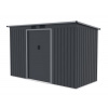 plechový domček LANITPLAST HALLE 94 ANTRACIT LG4024