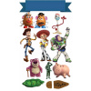CUKROVÁ TLAČ Jedlý obrázok na tortu TOY STORY CHUDY BUZZ ASTRAL + MENO POSTAVY 3