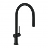 Hansgrohe Talis M54 - Páková kuchynská batéria 210, vyťahovateľný výtok, 1jet, matná čierna 72802670