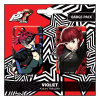 POPbuddies Persona 5 Royal Připínaček Placky 2-Pack Violet / Kasumi Yoshizawa