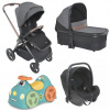 CHICCO kombinovaný Mysa 3v1 Black Satin + odrážadlo Chicco All around 2024