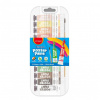 Keyroad Temperové farby KEYROAD, 12x12ml, v balení so štetcom, mix farieb