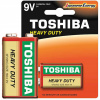 Zinko-uhlíková batéria Toshiba 9V (6F22) 1 ks