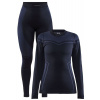 CRAFT CORE DRY FUSEKNIT W BLACK SET FUNKČNEJ BIELIZNE Veľkosť: XL