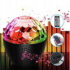 ZRKADLOVÁ GUĽA PROJEKTOR DISKOTÉKOVÝ REFLEKTOR DISCO LASER LED RGB + DIAĽKOVÉ OVLÁDANIE