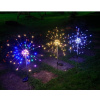 Solárne vianočné dekoratívne svetlo ohňostroj, Firework, 2ks, rôzne farby na výber Farba: Studená biela