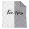 DETEXPOL Prehoz na posteľ Prince and Princess Polyester, 170/210 cm
