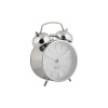 Karlsson 6009CH dizajnový budík strieborná, pr. 12 cm