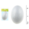 MFP Easter polystyrénové vajíčko, výška 12cm, biele