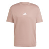 adidas Essential Three Stripes Single Jersey Tee Mens Warm Clay/White XL