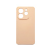 mobilNET silikónové puzdro Xiaomi Redmi Note 14 5G, broskyňové (Fiber)