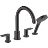 Hansgrohe Vernis Blend vaňová/sprchová batéria na vaňu čierna 71456670