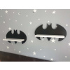Polička batman - čierna