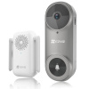 Ezviz DB2 Pro 2K+ - batériový wi-fi videozvonček - sivý
