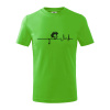 Ekg punk - Tričko detské bavlnené - 158 cm/12 rokov ( Apple Green )