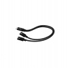 i-tec USB-C Cable Splitter Audio/Data, Power Delivery 100W (C31DUALSPLITTERCBLPD)
