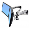 ERGOTRONLX SIDE BY SIDE DUAL ARM, Polished Aluminum, stojan stolní pro 2LCD max 27