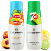 2x Sirup SodaStream Čaj Lipton Ice Tea Peach Zero bez cukru + 7UP