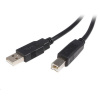 StarTech.com USB2HAB3M USB kábel 3 m USB 2.0 USB A USB B Čierna (USB2HAB3M)