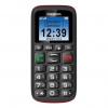 MAXCOM MM428 L, Mobilný telefón pre seniorov, Dual SIM, USB-C, čierny