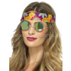 Okuliare - HIPPIE LENNON STYLE 60´s - modrozelené zrkadlovky, kovový rám