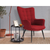 Kreslo Victoria, červená látka