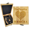 Sablio Darčeková sada na víno Najlepšia mamička: 147×168×49 mm