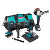 Makita DLX3078TX1 aku sada včetně 3 baterií 18V/5,0Ah, rychlonabíječky, tašky