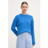 Tommy Hilfiger sveter dámsky bavlnený WW0WW48498 modrá XS