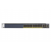 Netgear NETGEAR M4300-28G-PoE+ Riadený L3 Gigabit Ethernet (10/100/1000) Podpora napájania cez Ethernet (PoE) 1U Čierna (GSM4328PB-100NES)