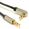 Gembird Pravý uhol 3,5 mm stereo audio kábel, 1.8m CCAP-444L-6