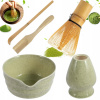 Darčeková sada na matcha čaj: miska, metlička, podložka, lyžička, 5 ks