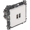 LEGRAND Zásuvka Valena Life 753112 2xUSB nabíjacia biela
