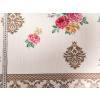 PVC gumený OBRUS 140cm v šírke - Ornamenty a Ruže s bordúrou
