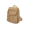 Štýlový Batoh unisex Vegánsky korok dariya® 25x17x30cm hnedý Farba: hnedá