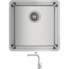Teka BE LINEA RS15 40.40 X nerezová oceľ + Teka IN 938 CR chróm