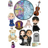 CUKROVÁ TLAČ jedlý obrázok na tortu Cukrová hmota WEDNESDAY ADDAMS SADA #7