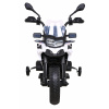 Ramiz BMW F850 GS Detský motocykel na batérie biely + asistenčné kolesá + LED audio + pomalý štart + EVA