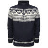 Brandit sveter Norwegian so zapínaním na zips, námornícka modrá - 5XL