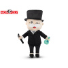 Mikro trading Monopoly - Mr. Monopoly plyšový - 31 cm