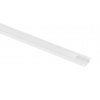 LED hliníkový profil zapustený s mliečnou krytkou - 3 m - biely