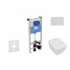 Ideal Standard ProSys Set predstenovej inštalácie, klozetu a sedadla Strada II, tlačidla Oleas M2, Aquablade, SoftClose, chróm mat ProSys120M SP26