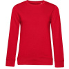 B&C | Inspire Crew Neck /women, Dámska mikina, červená, M