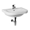 DEEP BY JIKA umývadlo 50 cm s 1 otvorom pre batériu uprostred, biele H8126110001041