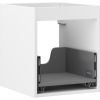 Mexen Box-A korpus skrinky pod umývadlo 40 cm, 1 zásuvka, biely mat - 91AX0-0400-470-1-01