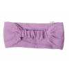Baby Nellys Ľahká mušelínová čelenka Bandana, lila 104-110 (3-5r)