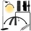 Kozmetická lampa LumiGlow HD M6X, stojaca, čierna, LED, 36 W, nastaviteľná