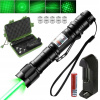 SILNÝ WSKAŹNIK LASEROWY LASER POINTER ZELENÉ PERO S REGULÁCIOU OSTROSTI