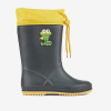 Detské Gumáky COQUI CHILDREN'S RAINBOOTS LINED RAINY COLLAR FUR 8558-924-2412 – Zelená